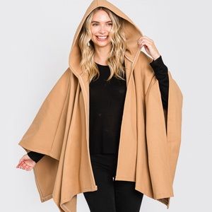 Hooded Cape Poncho